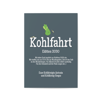 Einladungskarten Kohlfahrt, Kohlpaddy
