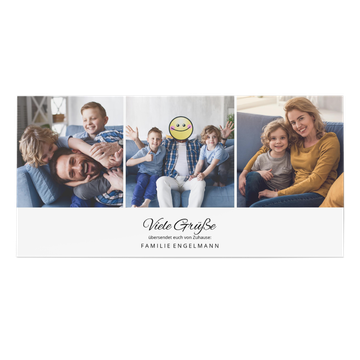 Alle Grußkarten, Drei Bilder