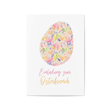Einladungen Ostern, Blumenei