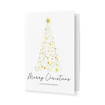 UNICEF Weihnachtskarten Privat, Sternenbaum