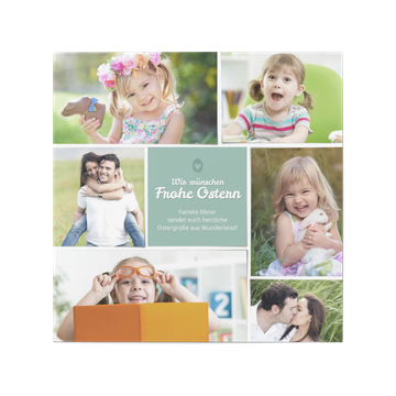 UNICEF Osterkarten, Sechs Bilder