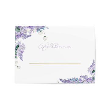 Tischkarten Hochzeit, Secret Garden
