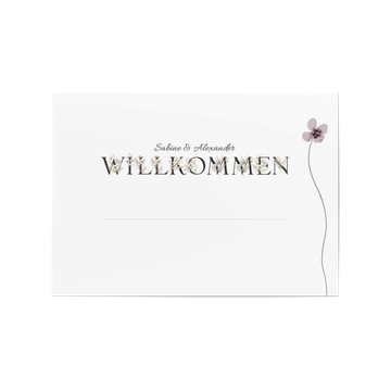 Tischkarten Hochzeit, Midwinter