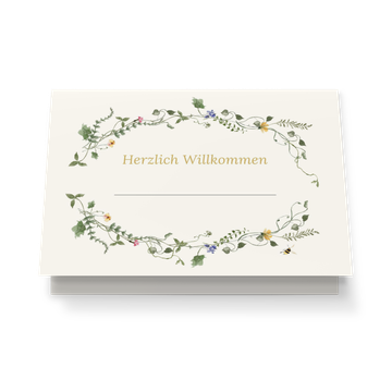 Tischkarten Hochzeit, Frühlingserwachen