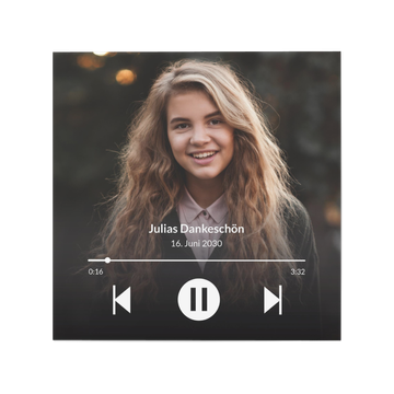 Danksagungskarten Jugendweihe, Musikapp
