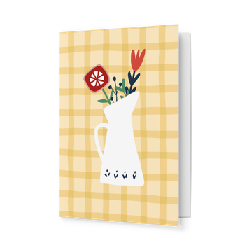 Motivkarten, Blumenvase