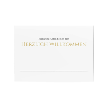 Tischkarten Hochzeit, Unzertrennlich
