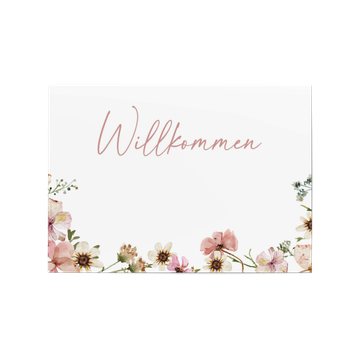 Tischkarten Hochzeit, Bloom