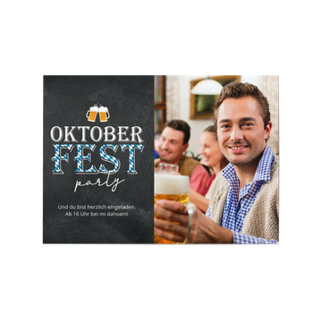 Einladungskarten Oktoberfest, Oktoberfestparty