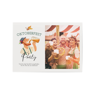 Einladungskarten Oktoberfest, Illustration
