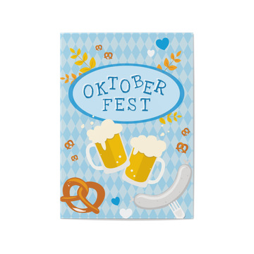 Einladungskarten Oktoberfest, Biergarten