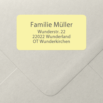 Adressaufkleber