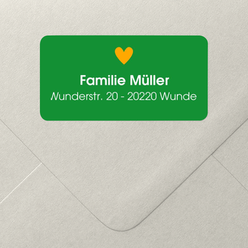 Adressaufkleber
