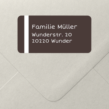 Adressaufkleber