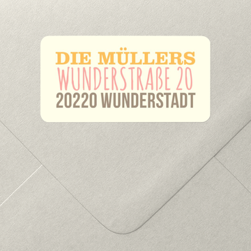 Adressaufkleber
