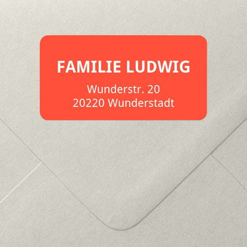Adressaufkleber