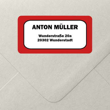 Adressaufkleber