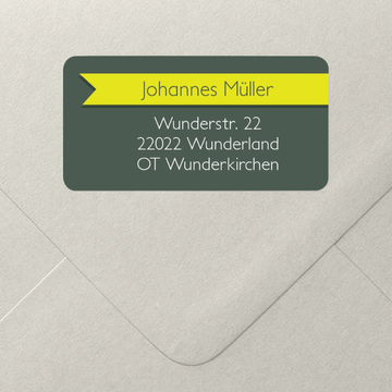 Adressaufkleber