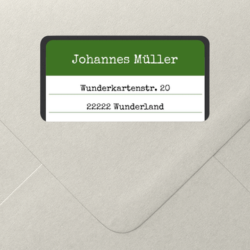 Adressaufkleber