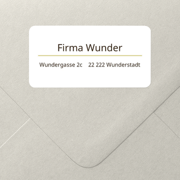 Adressaufkleber