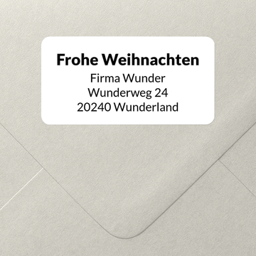 Adressaufkleber