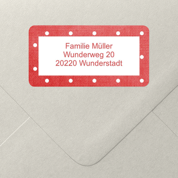 Adressaufkleber