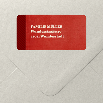 Adressaufkleber