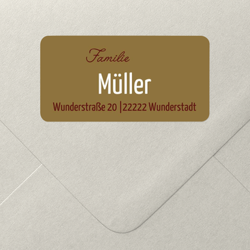 Adressaufkleber