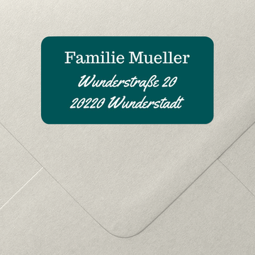 Adressaufkleber