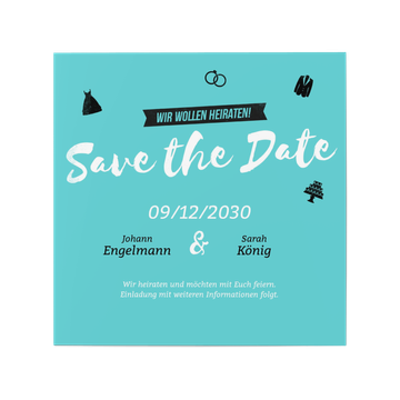 Save the date-Karte