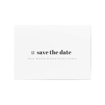 Save the date-Karte