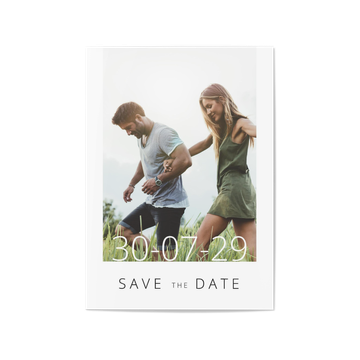 Save the Date Karten, Bildfenster