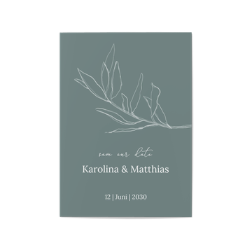 Save the Date Karten, Evergreen
