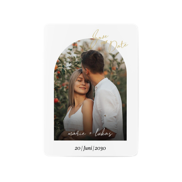 Save the Date Karten, Eleganter Bogen