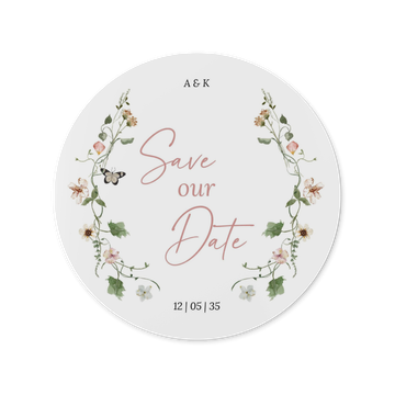 Save the Date Karten, Bloom