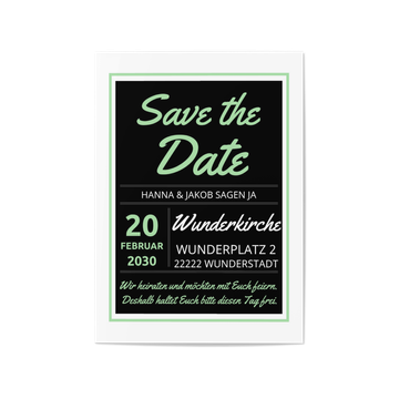 Save the date-Karte