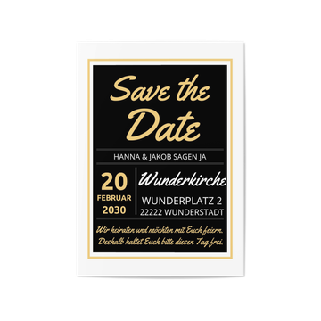 Save the date-Karte