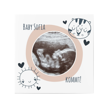 Einladungskarten Babyparty, Unser Sonnenschein