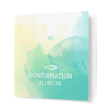 Einladungskarten Konfirmation, Abstrakt