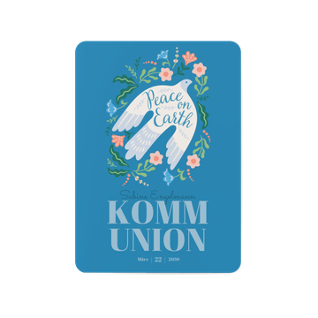 Einladungskarten Kommunion, Friedenstaube
