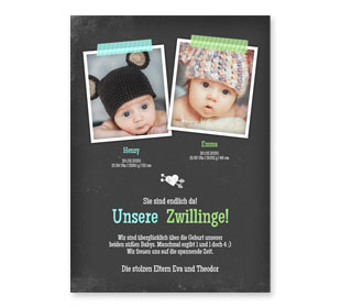 Babykarten für Zwillinge