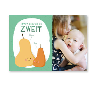 Babykarten mit Geschwister