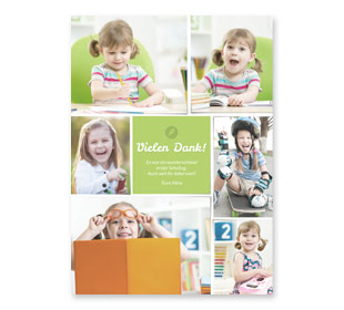 Dankeskarten Einschulung