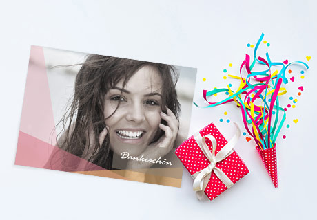 Dankeskarten Geburtstag