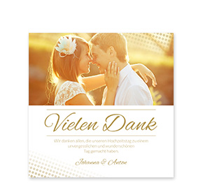 Hochzeitskarten - Dankeskarten Hochzeit