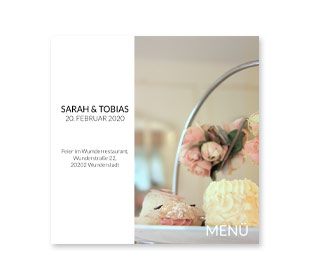 Menükarten Hochzeit