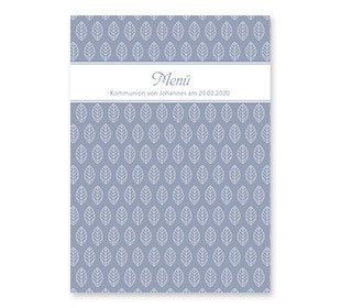 Menükarten Kommunion
