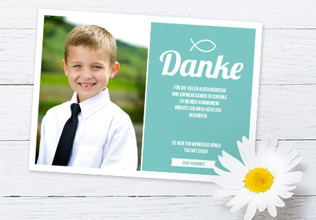 Dankeskarten Kommunion