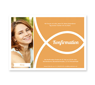 Einladungskarten Konfirmation