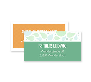 Adressaufkleber Konfirmation